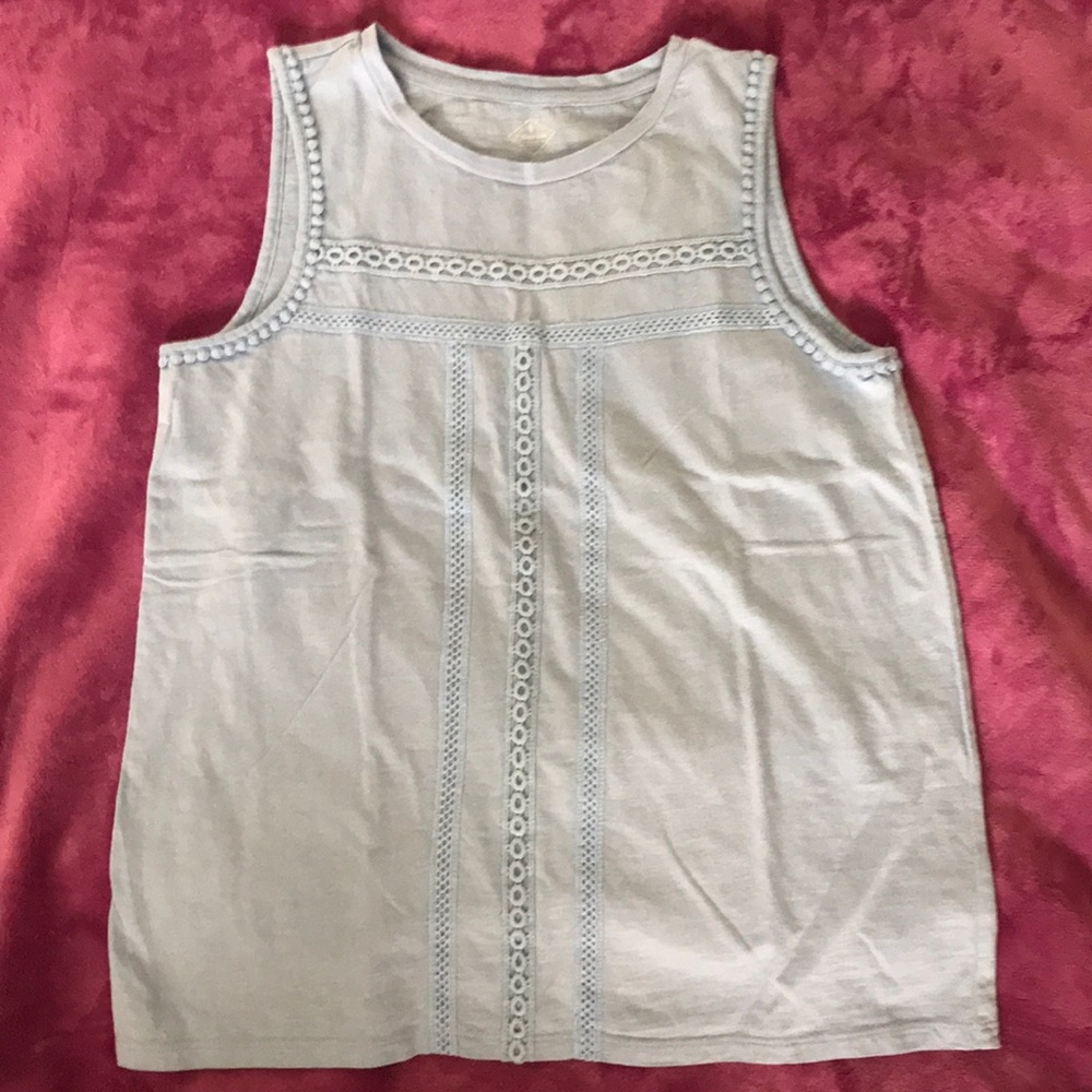 St Johns Bay light blue tank top size small